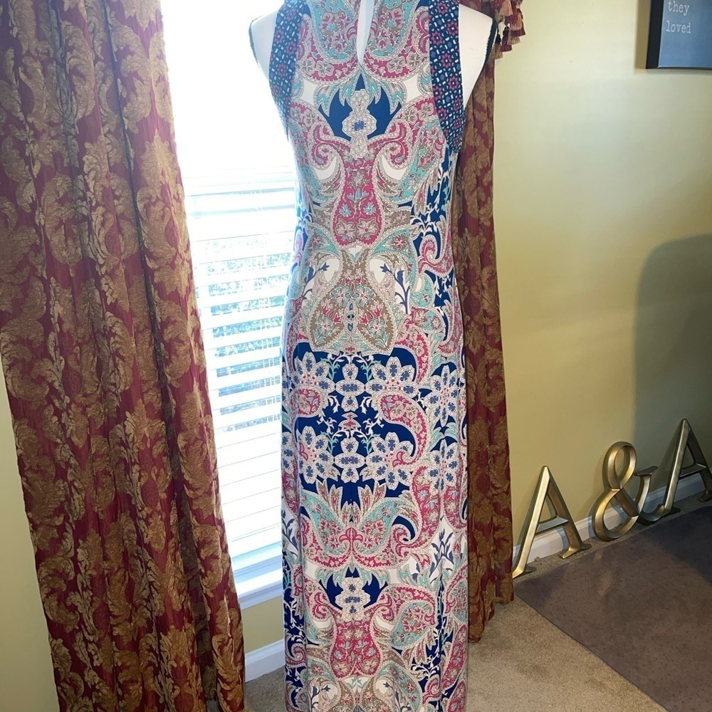 Chico’s Crown Paisley Maxi Dress - Picture 4 of 12